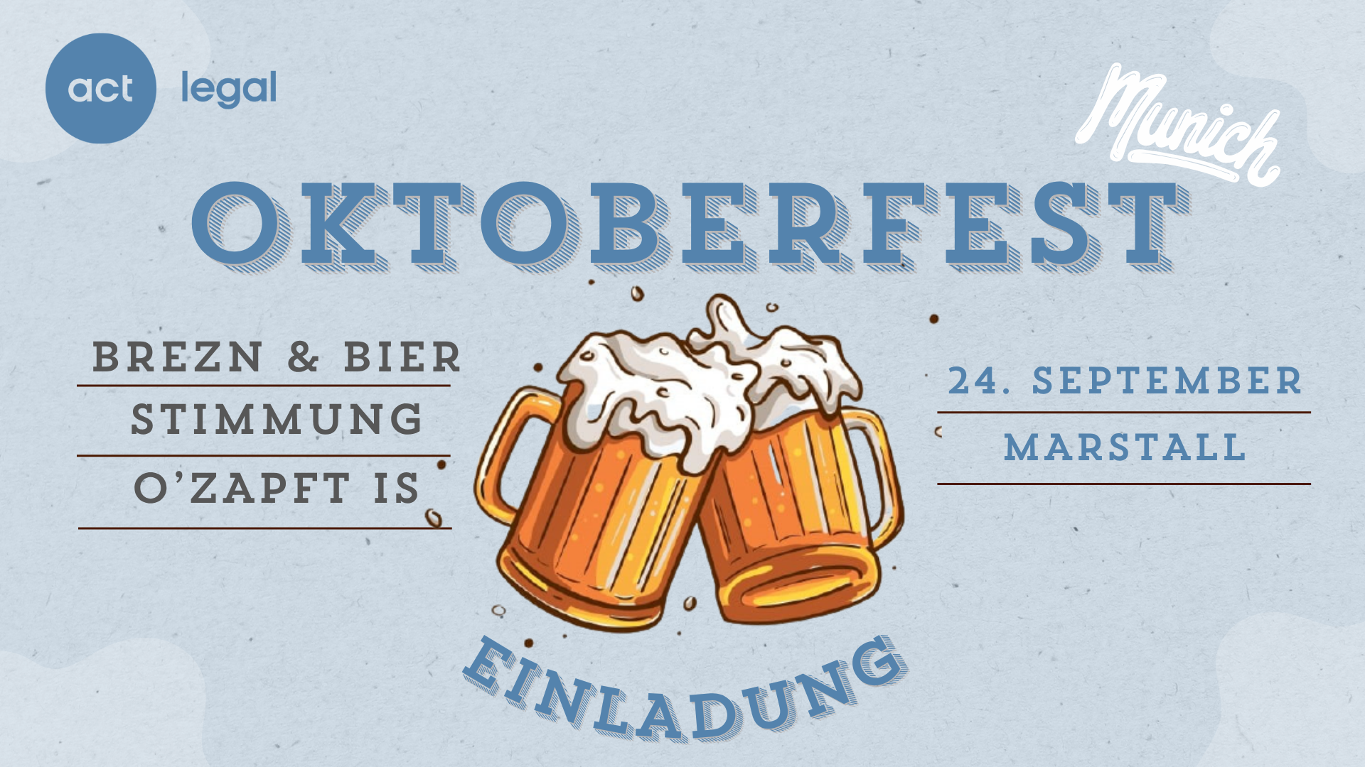 act legal Oktoberfest 2026 &mdash; Einladung ins Marstall Festzelt